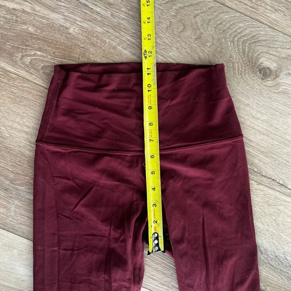 LULULEMON Women's Wunder Train High-Rise Tight 28" In Red Merlot - Picture 5 of 8